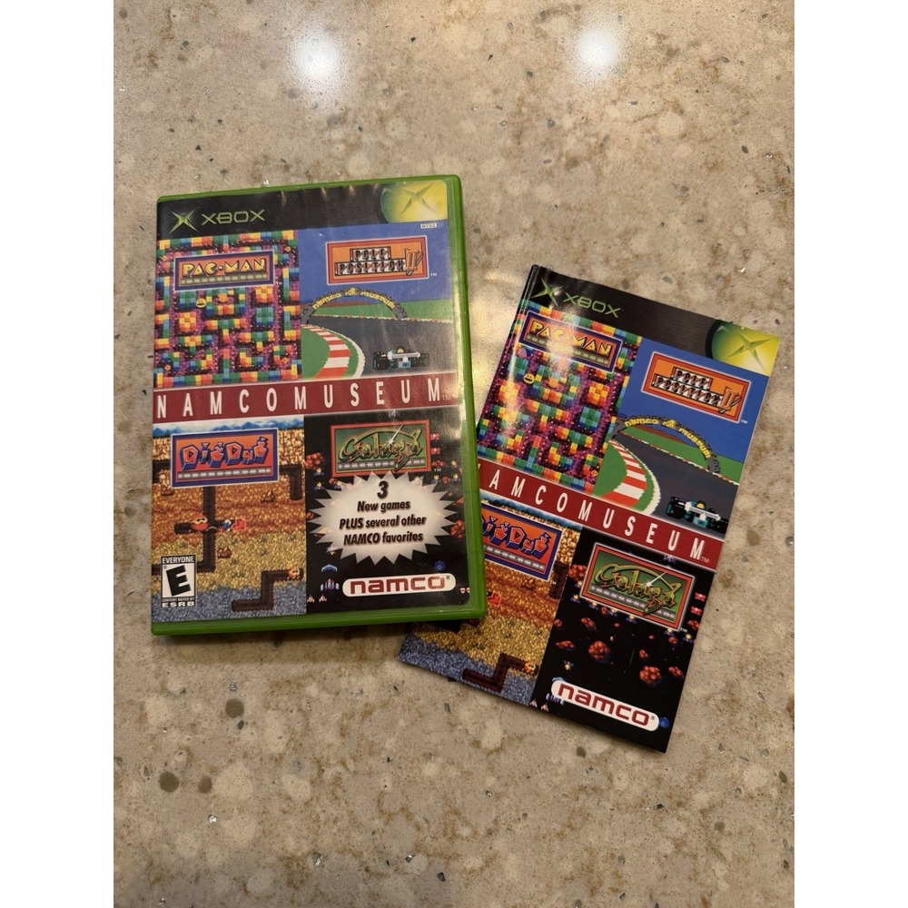Namco Museum Xbox Retro 4 Games Compilation with Case and Manual Included
